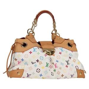 LOUIS VUITTON Monogram Multicolor Ursula Tote Bag White M40123
